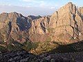 Broken Hand Peak (left). Crestone Needle (right)