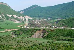 The selo of Tsmur in Suleyman-Stalsky District