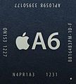 An illustrated Apple A6 processor