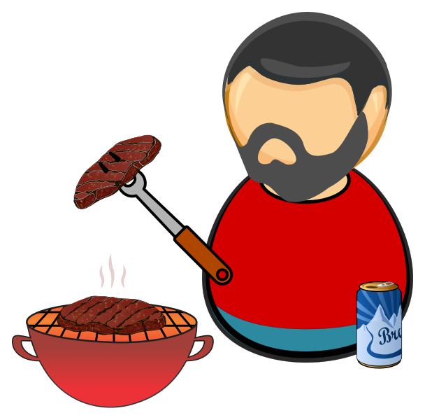 File:Barbecue guy.svg