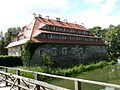 House in the palacial garden