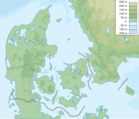 Map showing the location of Kongernes Nordsjælland National Park