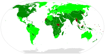 Membership of the Convention on the Elimination of All Forms of Racial Discrimination