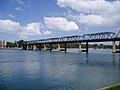 Iron Cove Bridge, as seen from Birkenhead Point on October 4 2006