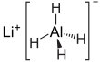 Wireframe model of lithium aluminium hydride