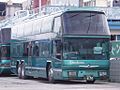 1986 model year Skyliner N122/3 operated by Chūō Kōtsū Bus (Osaka Prefecture); powertrain supplied by Nissan Diesel