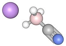 3D molecular structure of sodium cyanoborohydride