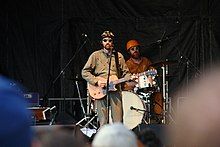 Eels performing onstage