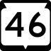 State Trunk Highway 46 marker