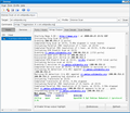 Zenmap, showing results for a port scan against Wikipedia