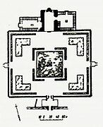 A plan for reconstruction of Arg's surrounding before the Iranian revolution in 1979.