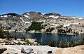 Dicks Peak and lake from northeast