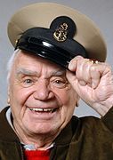 Ernest Borgnine, by JO1 Mark D. Faram, USN (edited by Nehrams2020)