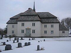 Evenes Church, wood, Danish "manor style" (1800)