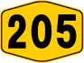 Federal Route 205 shield}}