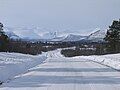 The same road in winter