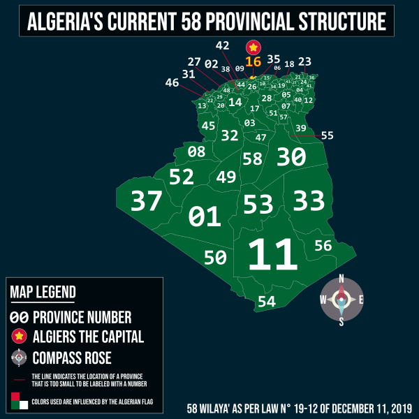 File:Provinces of Algeria.svg