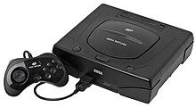 The Sega Saturn console