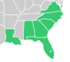 Symphyotrichum elliottii distribution map