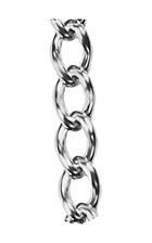 Twisted link chain