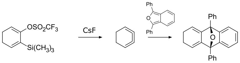 File:1,2,3-cyclohexatriene reaction.svg