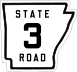 State Road 3 marker