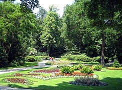 A garden within the large Berlin Tiergarten city park