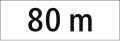 5.01 Distance (to which the meaning of a sign applies)