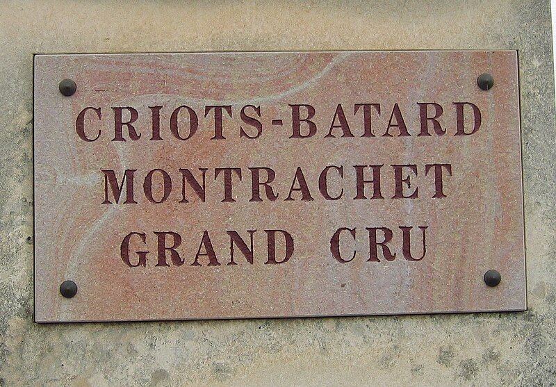 File:Criots-Bâtard-Montrachet vineyard sign.jpg