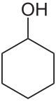 Skeletal formula of cyclohexanol