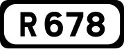 R678 road shield}}