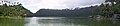 The panorama of Lake Pandin.