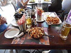 Poutine at Le Saint-Pub, Baie-Saint-Paul, QC