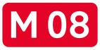 Highway M08 shield}}