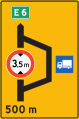 Detour for certain vehicles[N 1]