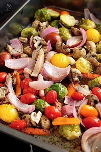 File:Roasted Vegetables (31367098615).jpg