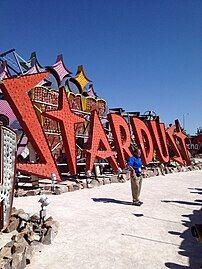 1960s sign from the Stardust resort