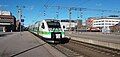 Image 7The VR Class Sm3 Pendolino high-speed train at the Central Railway Station of Tampere, Finland (from Rail transport)