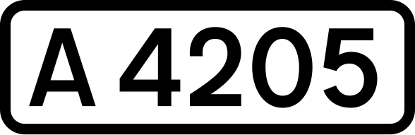 File:UK road A4205.svg