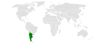 Location map for Argentina and the Netherlands.