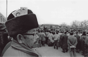 Campaign rally for Kim Il-yoon [ko] in Dalseong County (1984)