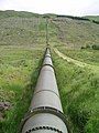 Water pipe across the glen