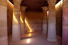 Columns in the Lion Temple