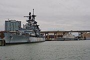 Little Rock alongside the littoral combat ship of the same name