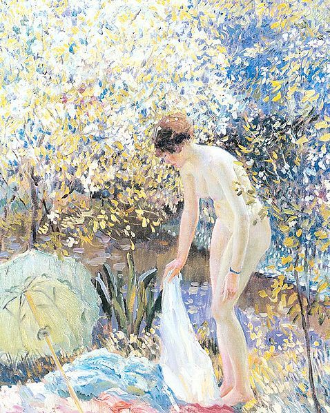 File:Cherry Blossoms, Frieseke.jpg