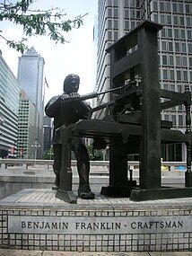 Benjamin Franklin - Craftsman (1981), Philadelphia, PA.