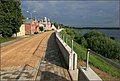 Pļaviņu iela (street) and Daugava River levee