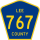 County Road 767 marker