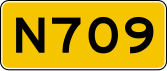 Provincial highway 709 shield}}