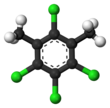 Ball-and-stick model of TCMX